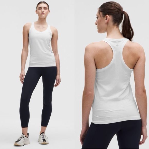 lululemon athletica Tops - Lululemon White Swiftly Tech Racerback 2.0 Tank Top